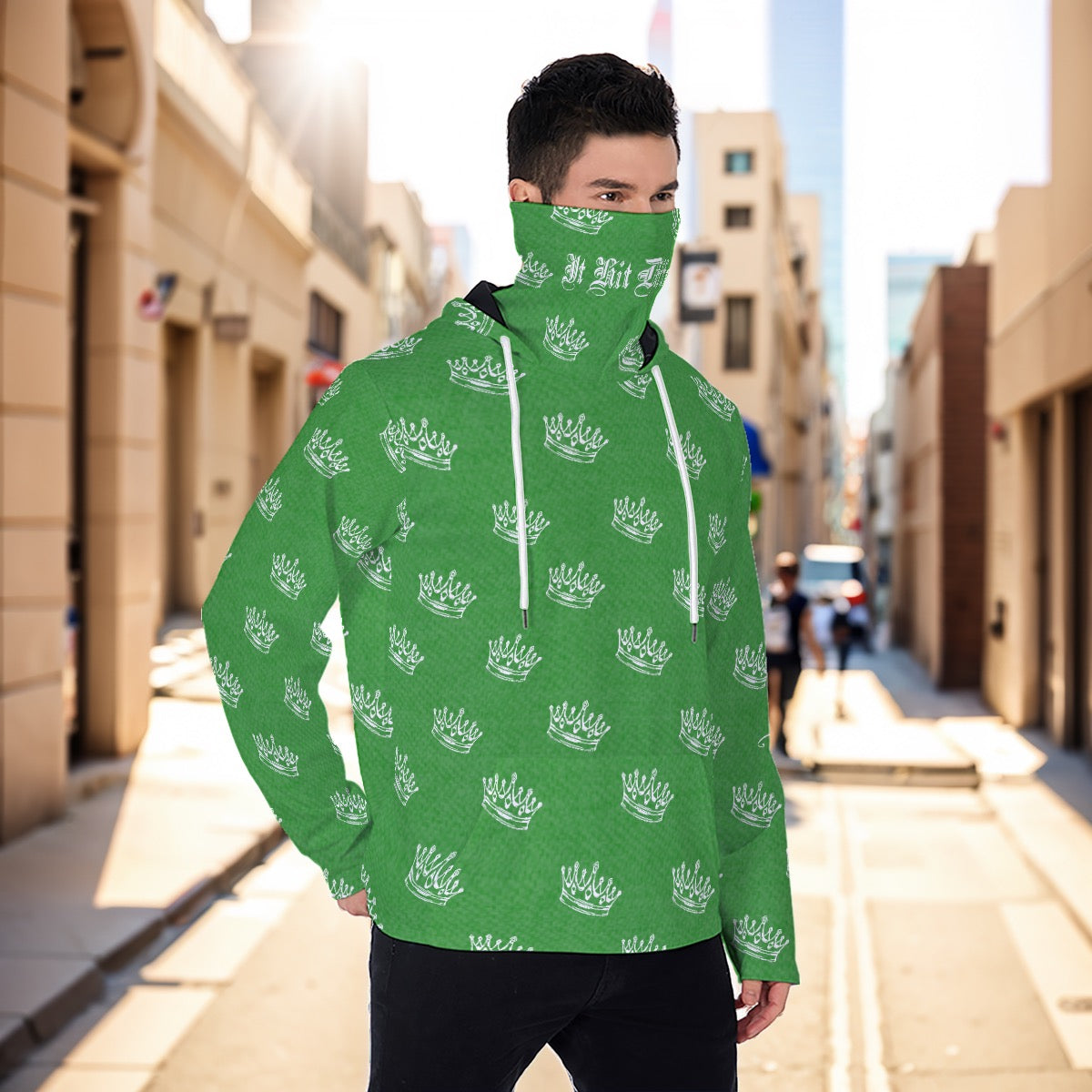 Men’s Yo Royal Masked Hoodie