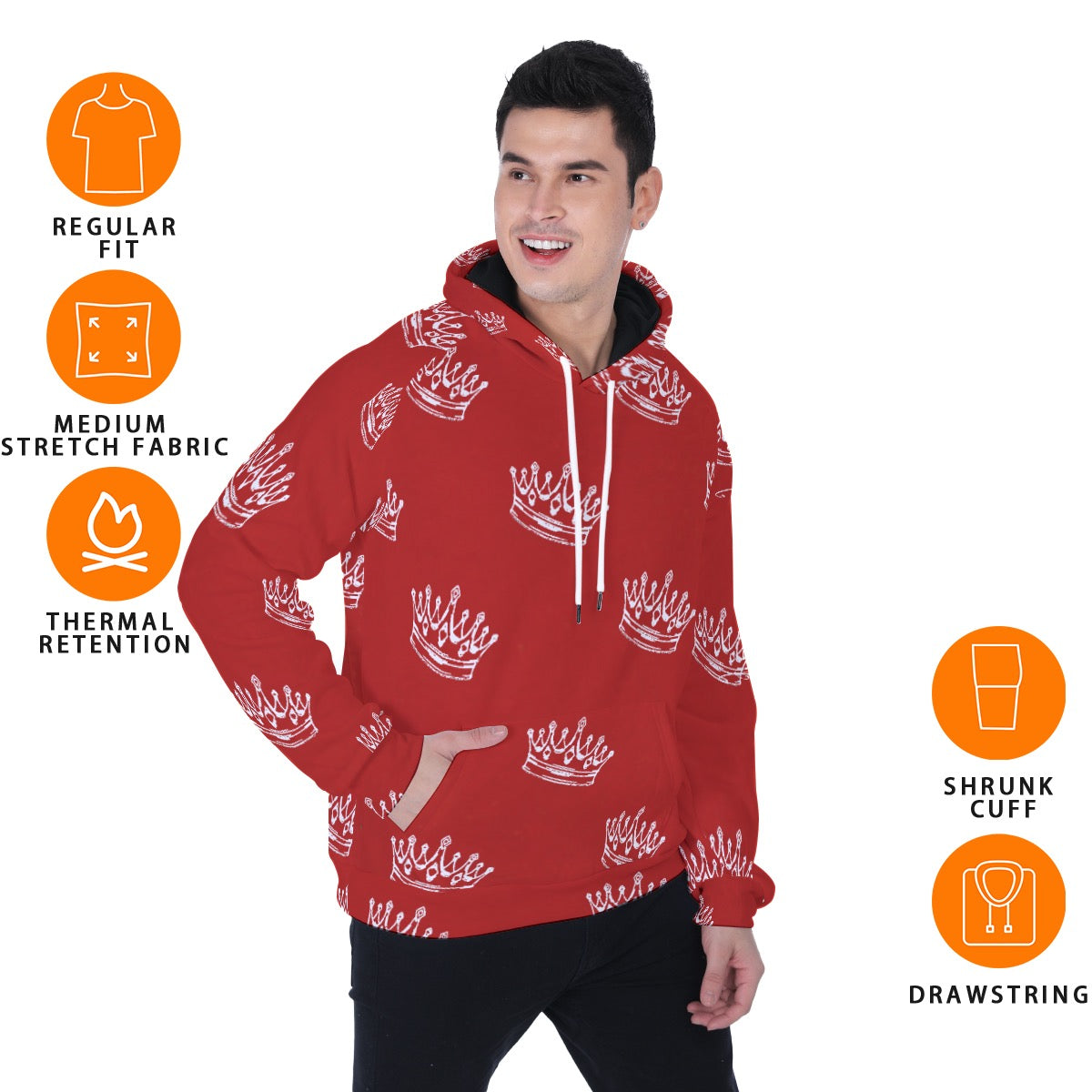Men’s Fleece Raglan YRR Hoodie