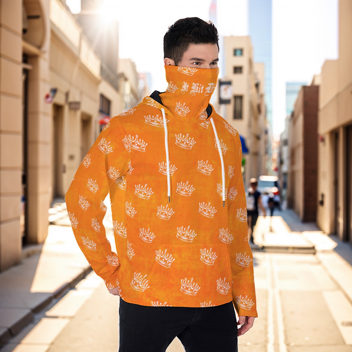 Men’s Yo Royal Masked Hoodie