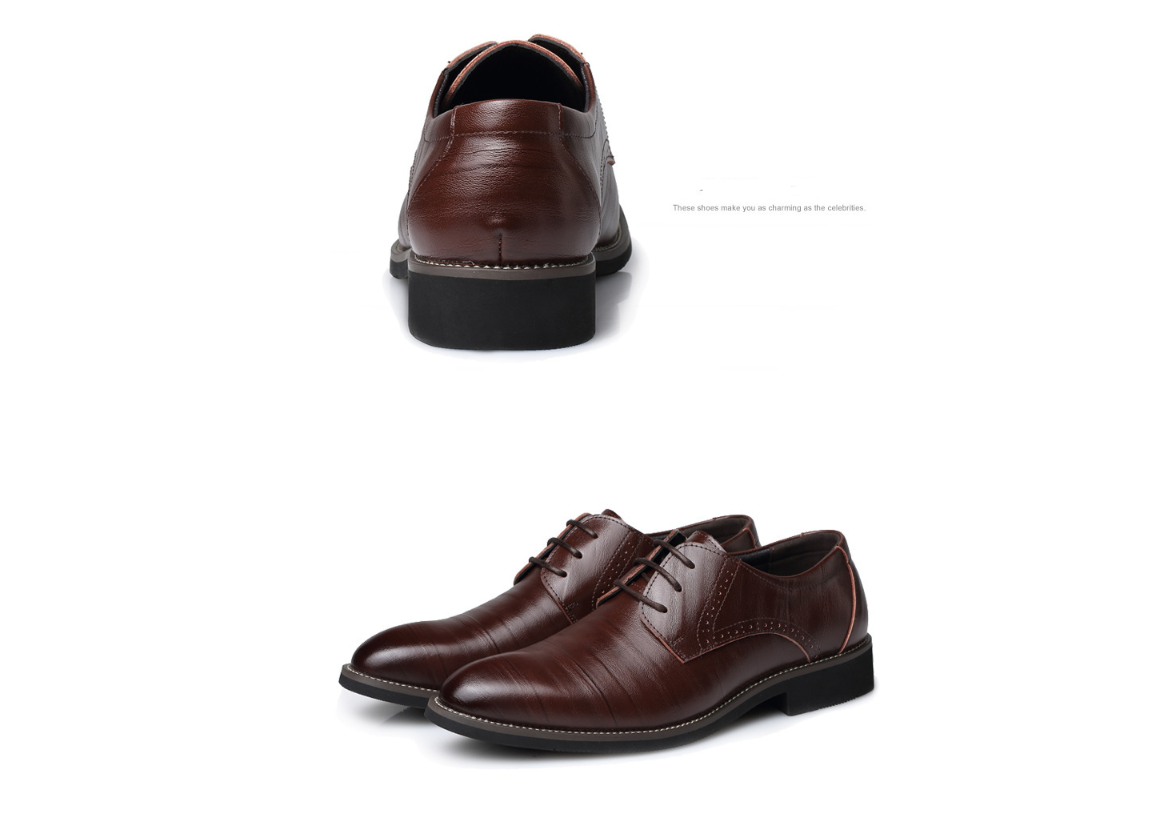 Men's leather shoes