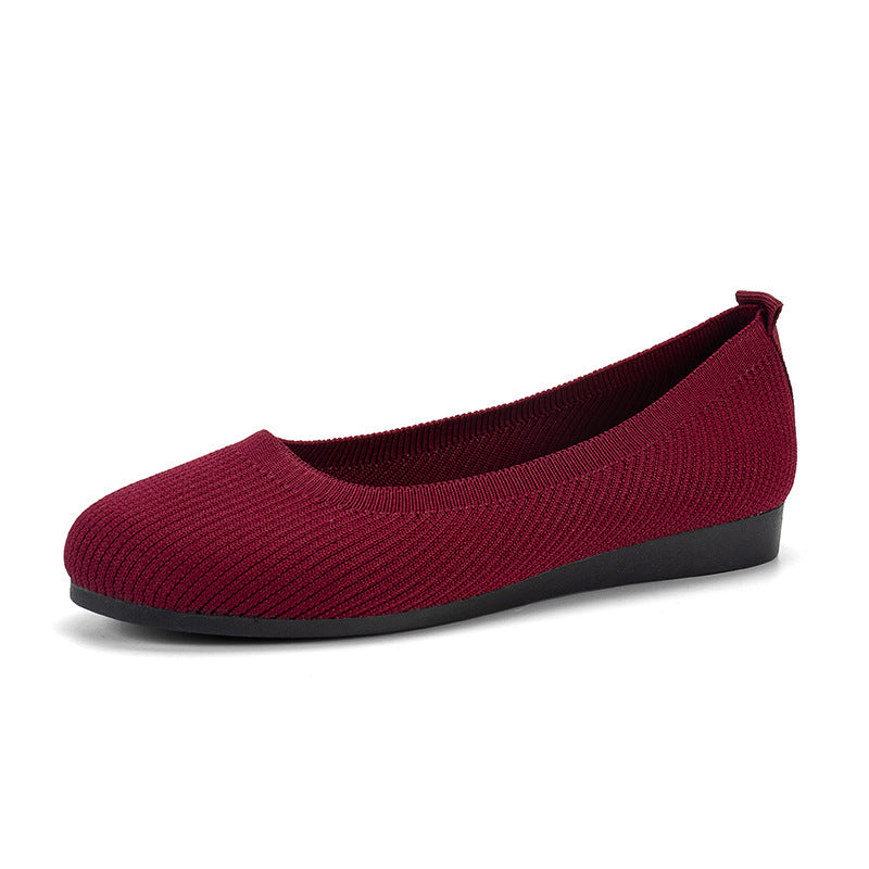 Round Toe Flat Bottom Women's  Shoes