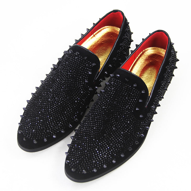 Men’s Dress Spiked Loafers