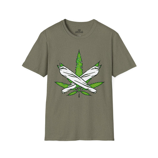 Groovy Cannabis T-Shirt | Softstyle Unisex Tee for Chill Vibes