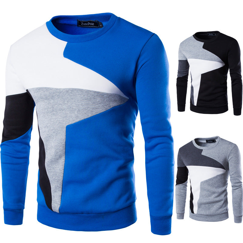 Casual O-Neck Slim Cotton Knitted Mens Sweaters