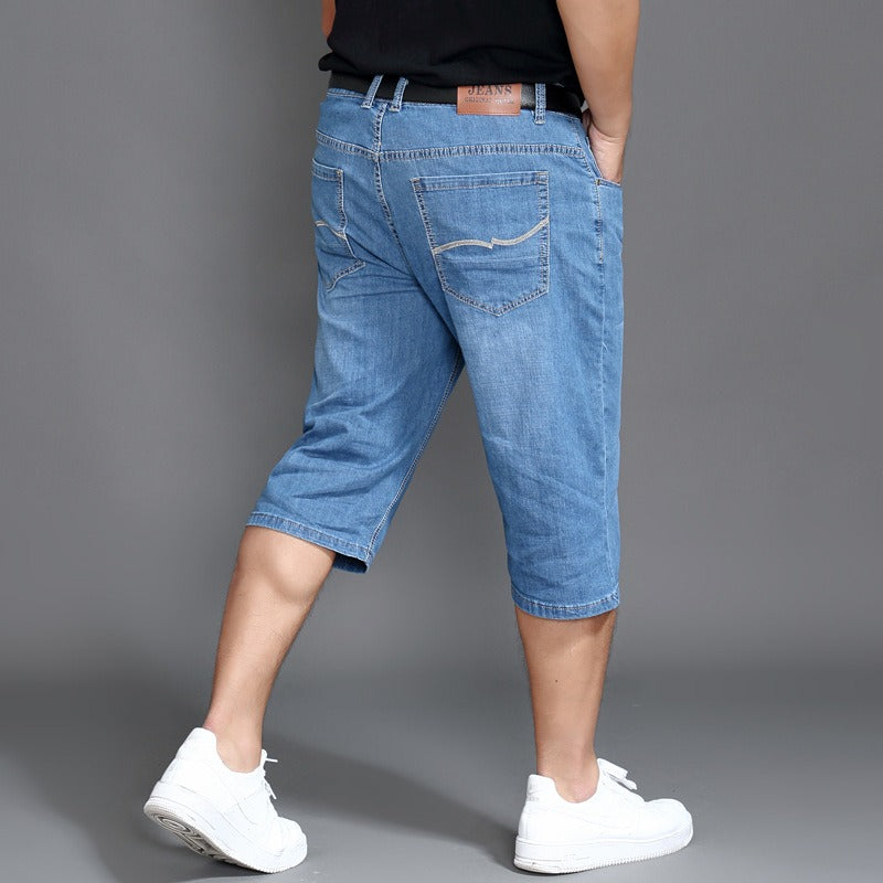 Men's Oversized Denim Shorts
