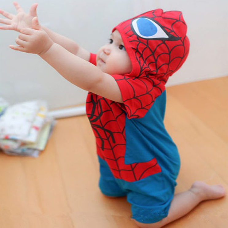 Baby Clothes Cotton Spider Man Romper