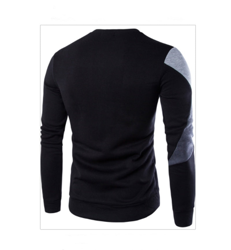 Casual O-Neck Slim Cotton Knitted Mens Sweaters
