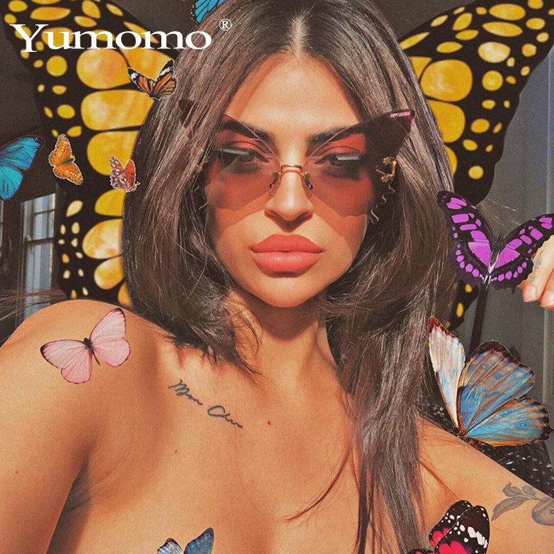 New Large Frame Butterfly Sunglasses