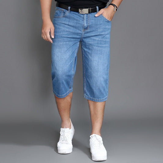 Men's Oversized Denim Shorts