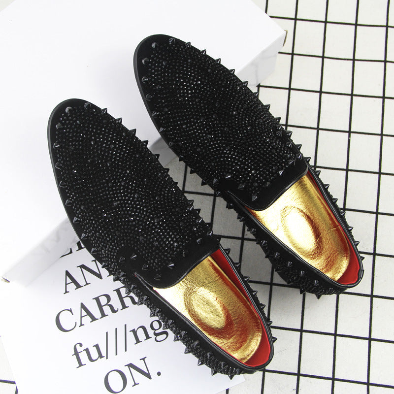 Men’s Dress Spiked Loafers