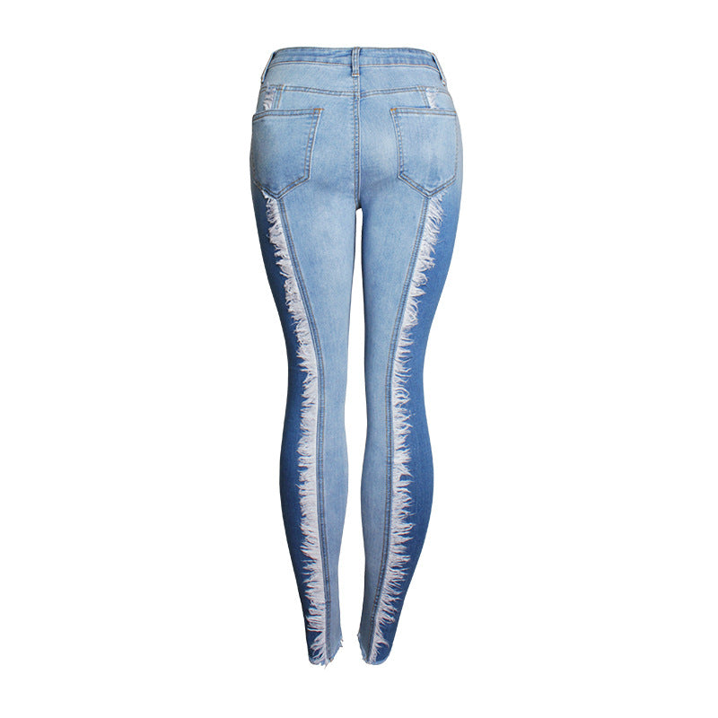 Women's Tassel Slim Fit Jeans