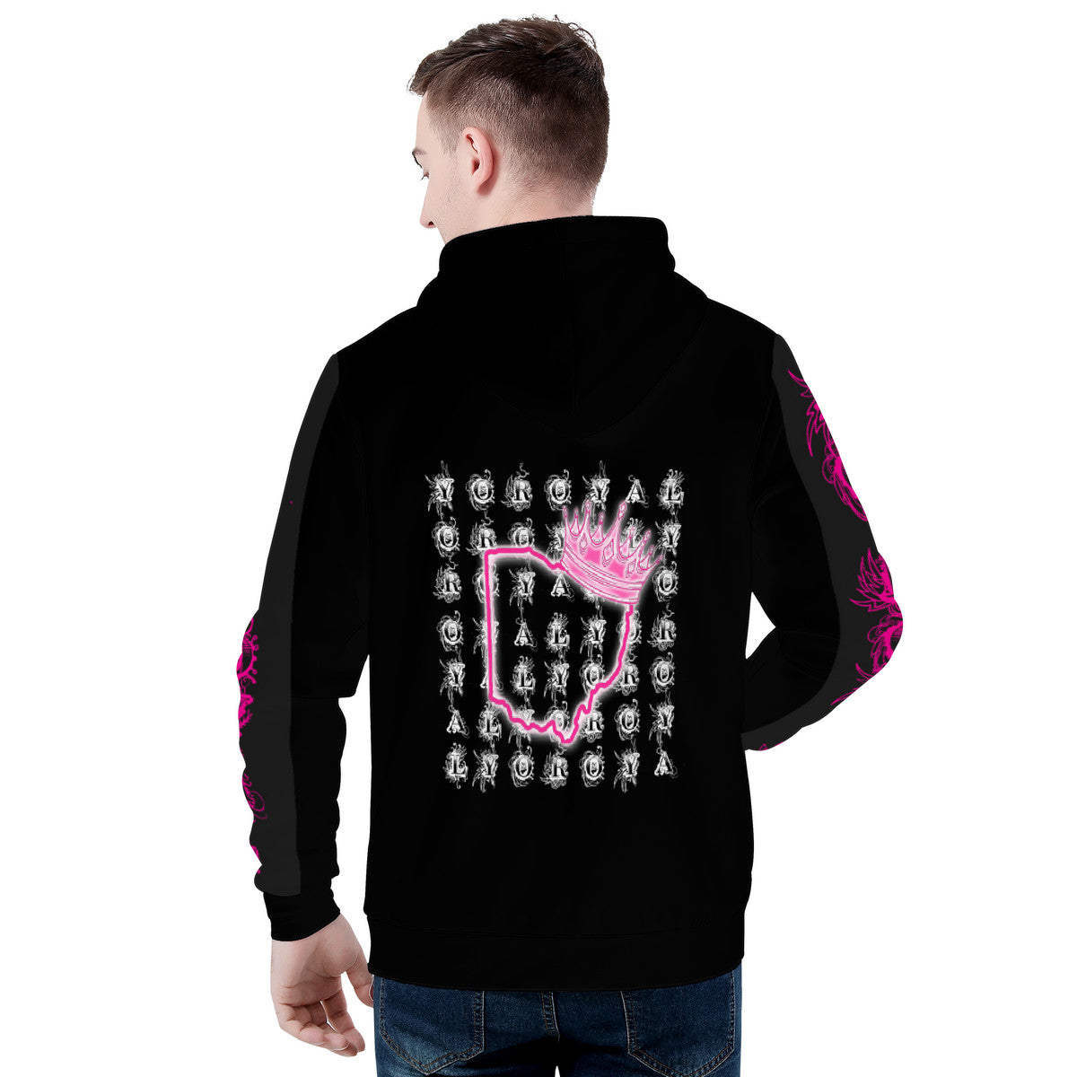 Black Pink Yo Royal Hoodie