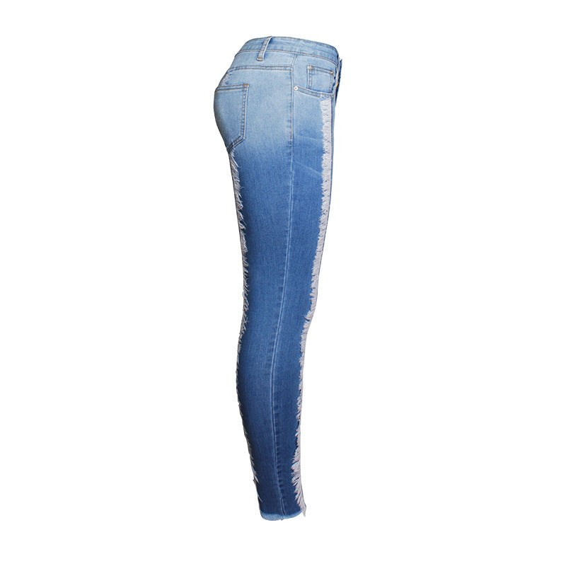 Women's Tassel Slim Fit Jeans