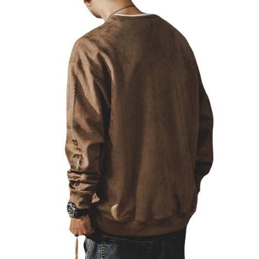 Men’s Suede Sweater