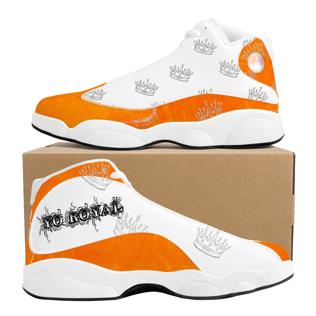 YR Orange Basketball Shoes