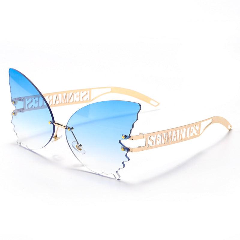 New Large Frame Butterfly Sunglasses