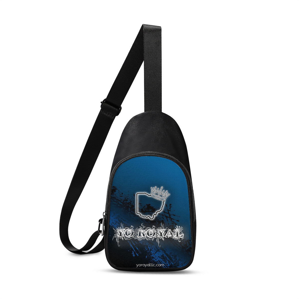 YR Blue Black Chest Bag