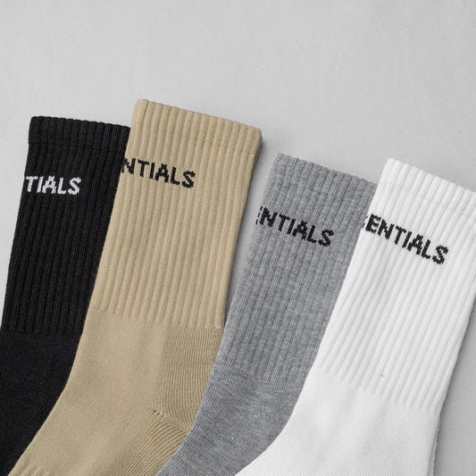 ESSENTIALS High Street FOG Letter Socks