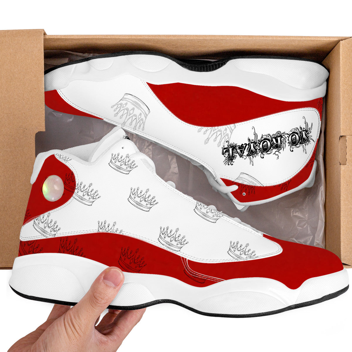 YR Red Basketball Shoes