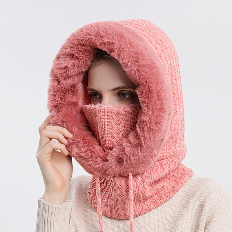 Warm Scarf Mask Cold Cover Cap