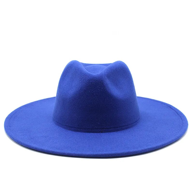 Classical Wide Brim Fedora Hat