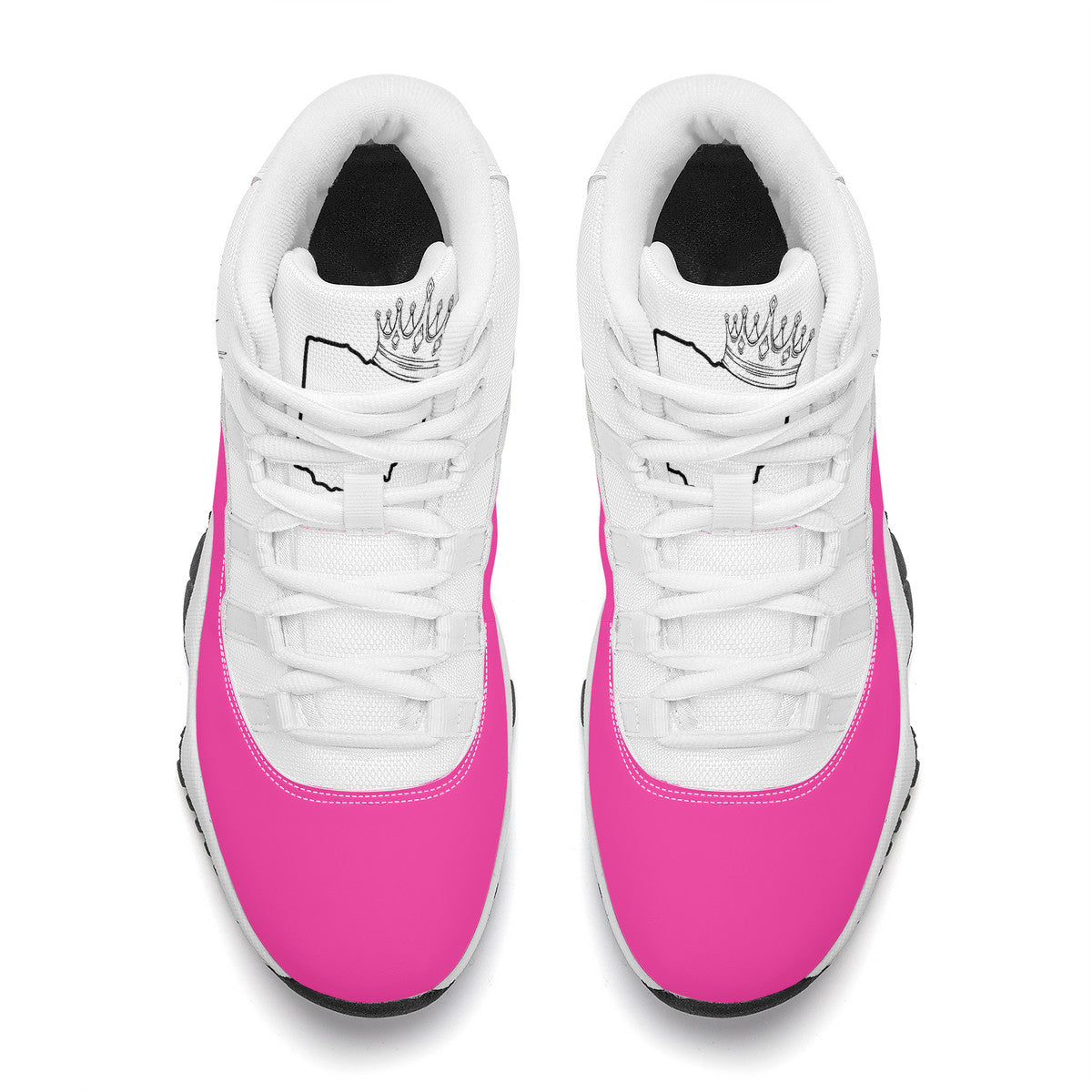 Pink  High Top Air Retro Sneakers