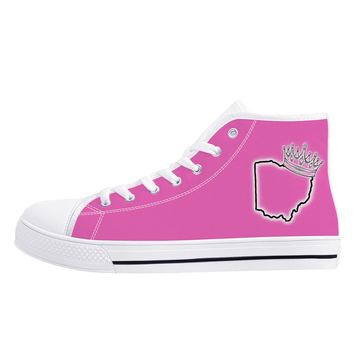 High-Top Shoes - pink