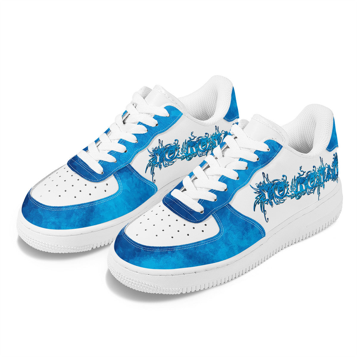 Blue YR Low Rise Sneakers