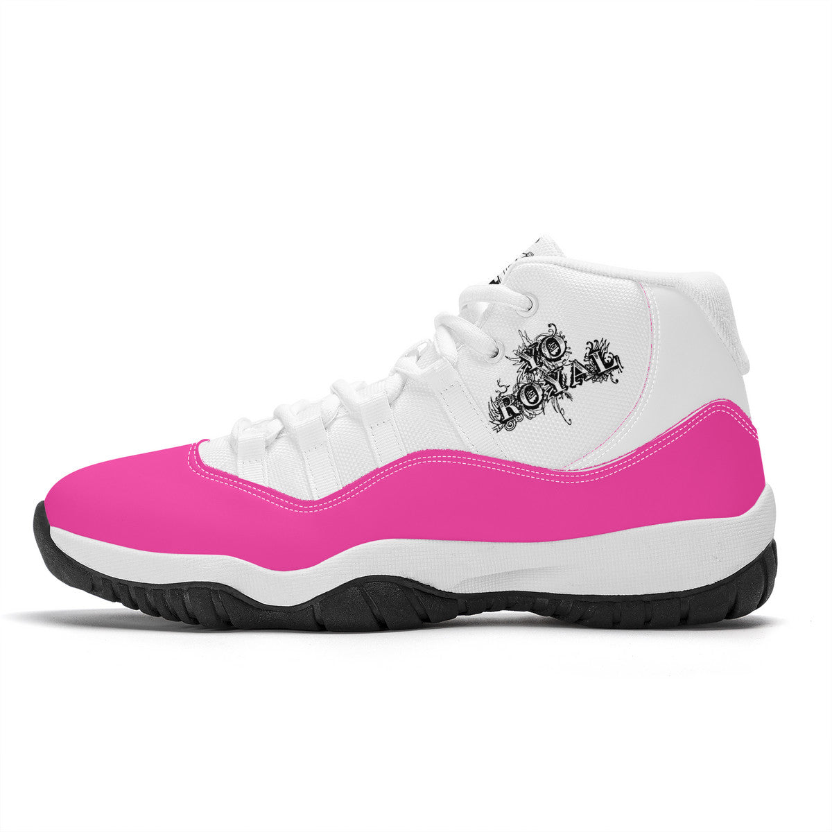 Pink  High Top Air Retro Sneakers