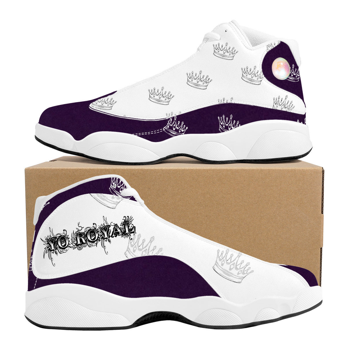YR Dark Purple Basketball Shoes