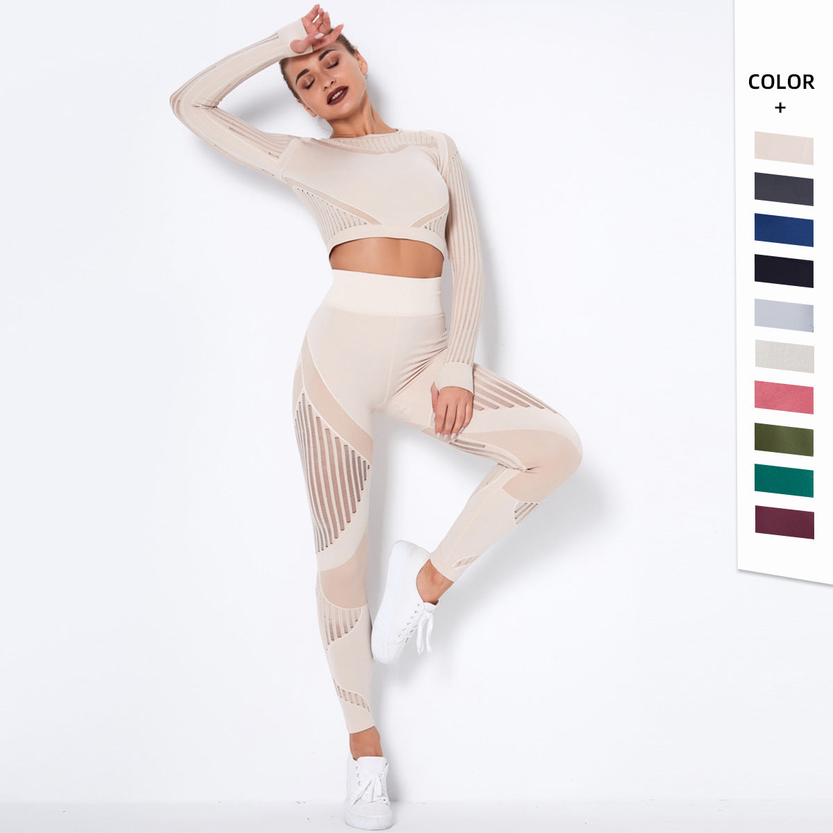 Long-Sleeved Yoga Set