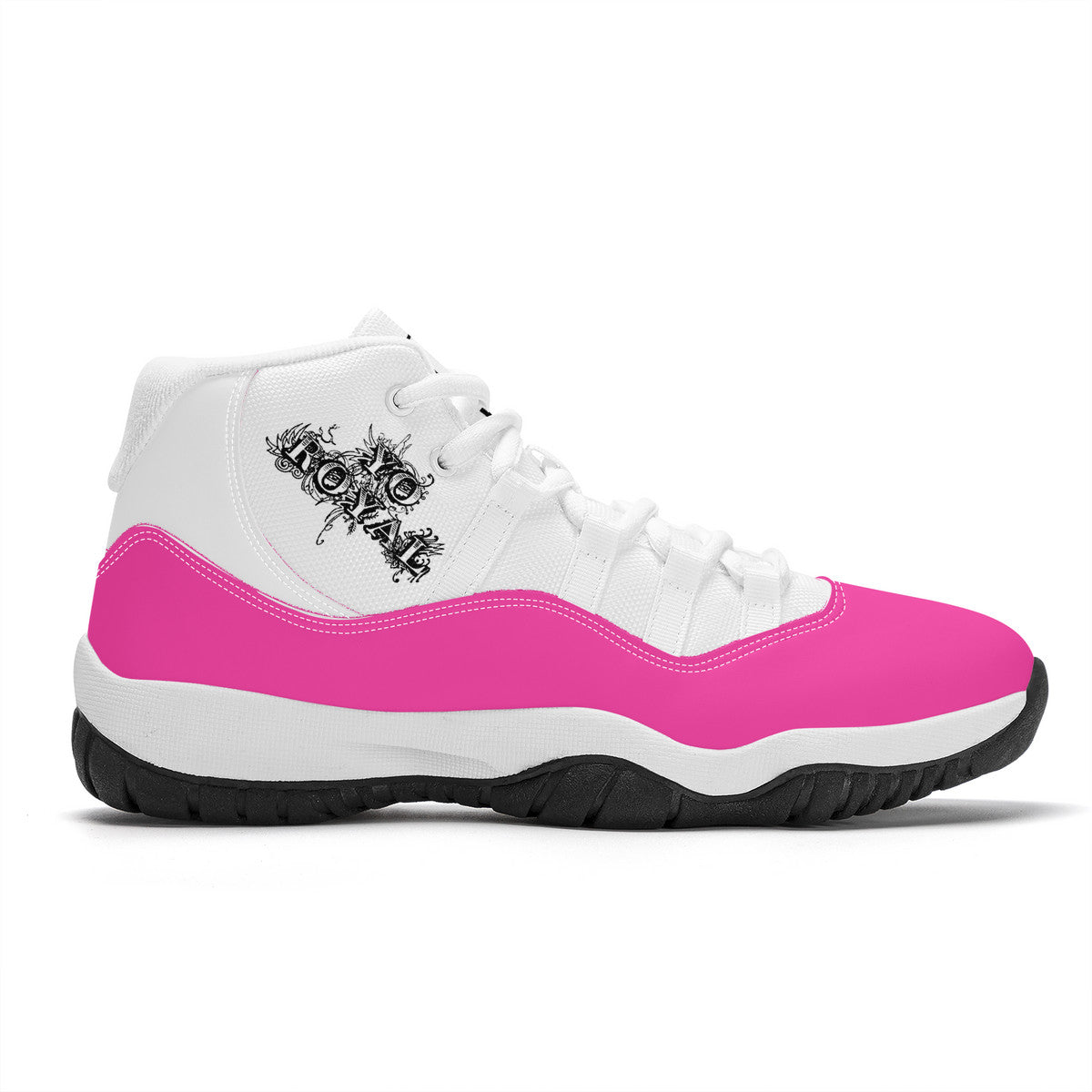 Pink  High Top Air Retro Sneakers