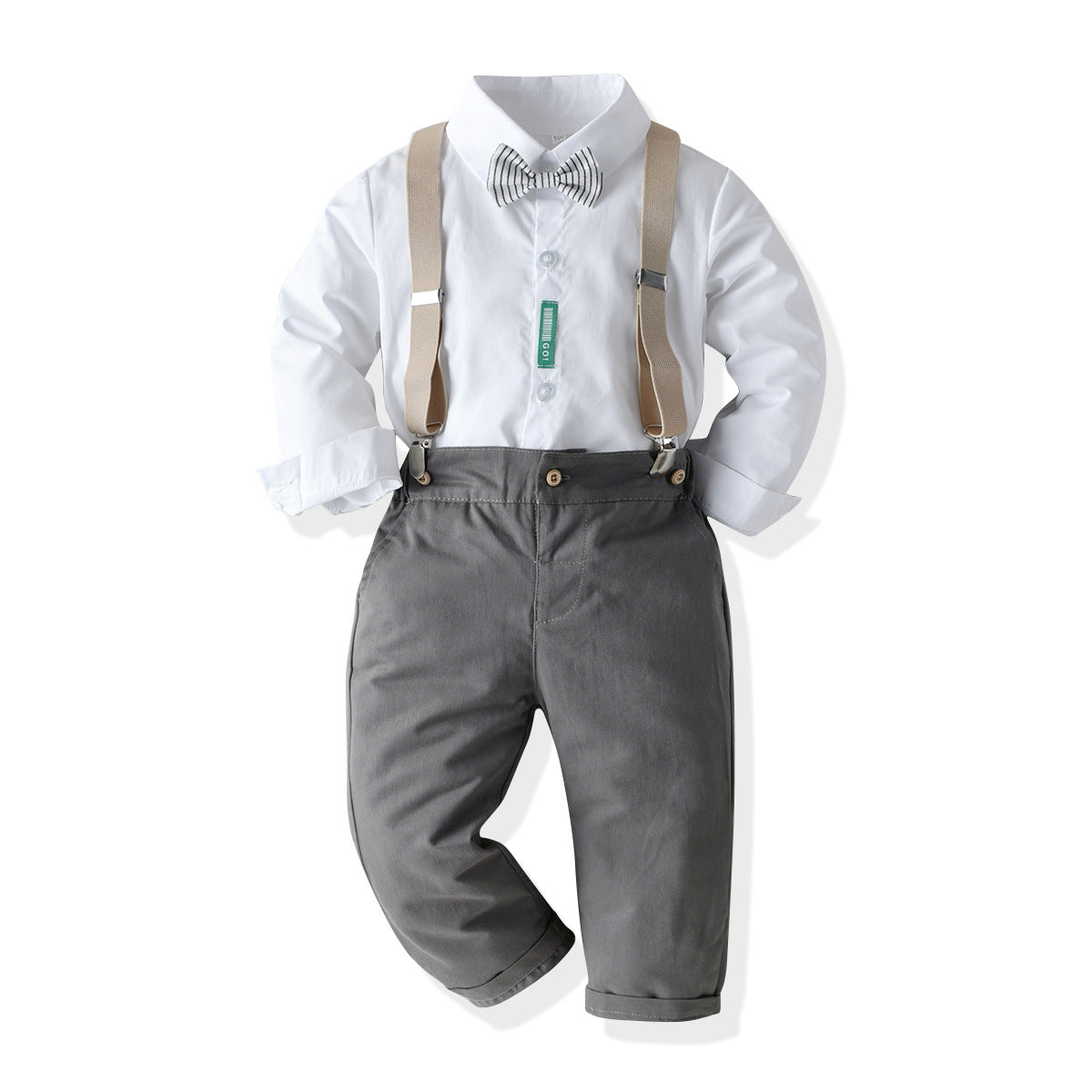 Prince Charming Gentleman Dress Overalls And Flower Girl Clothes