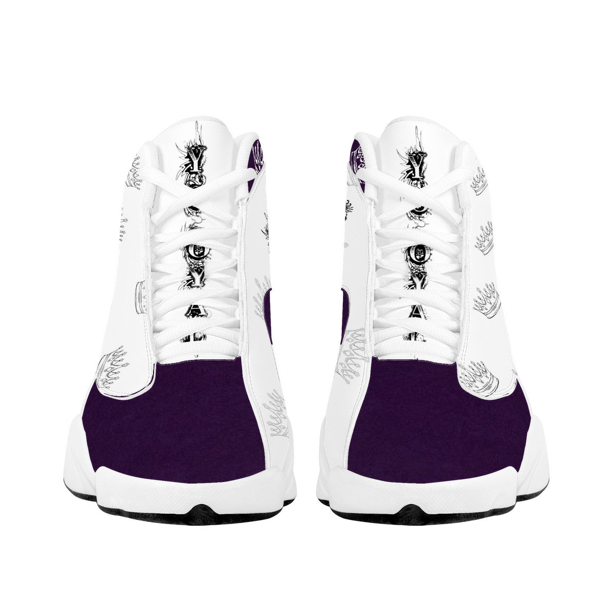 YR Dark Purple Basketball Shoes