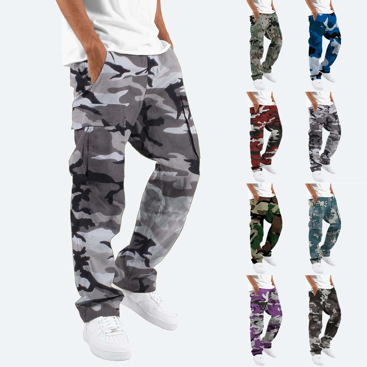 Men's Camo Casual Pants