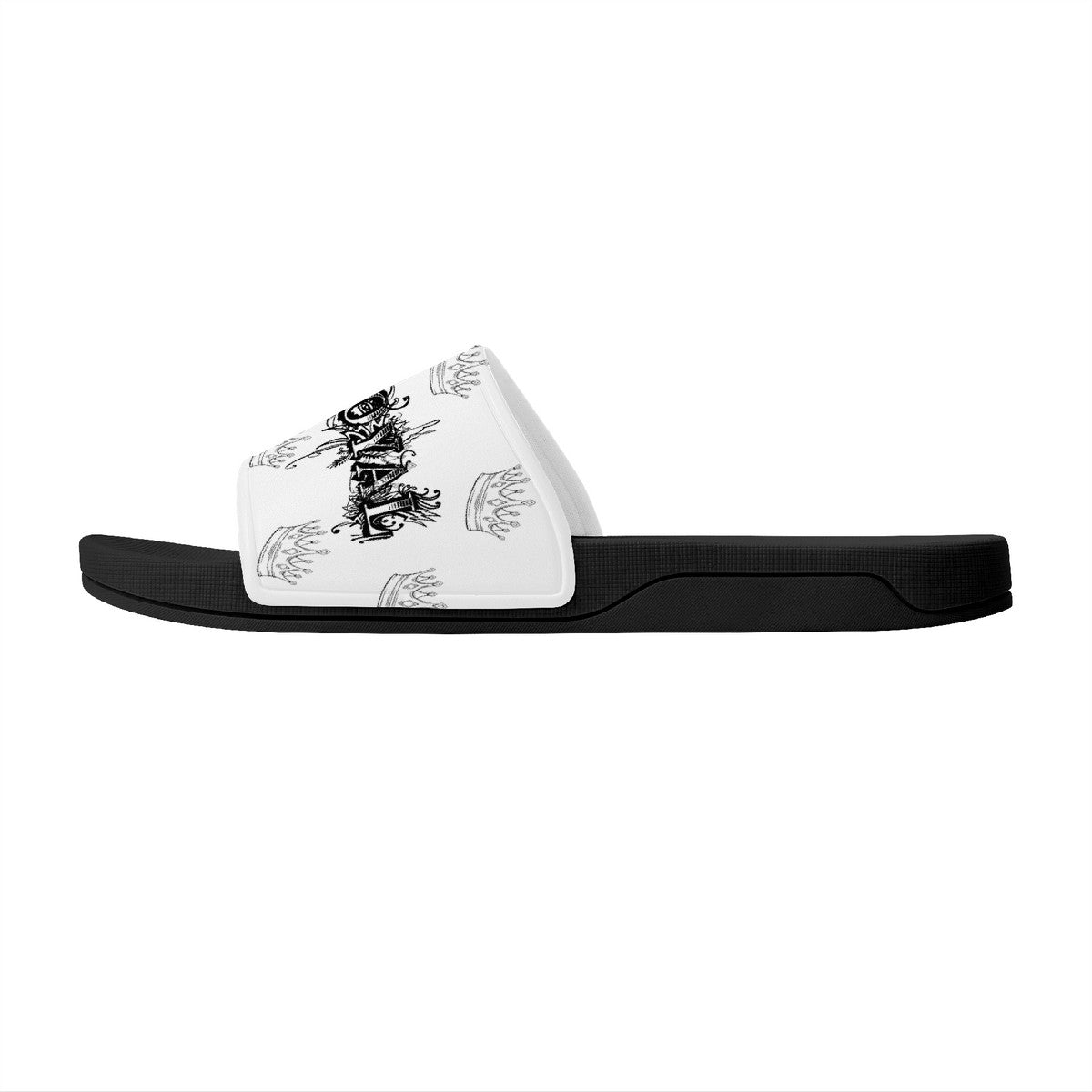 YRO White Slides