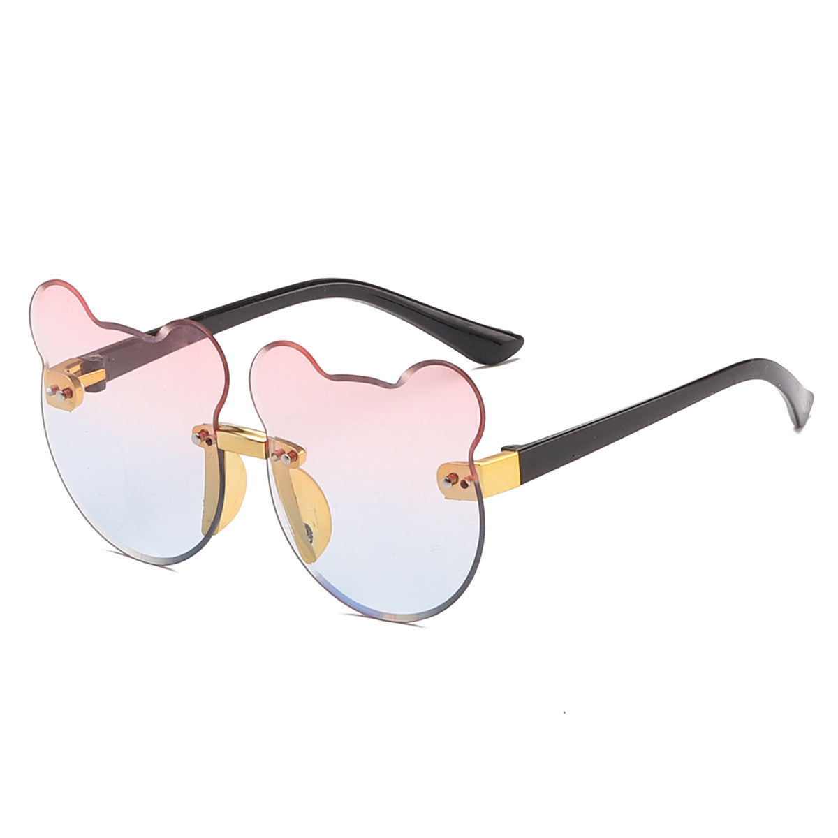 Cat Ear Kids Sunglasses Frameless Shape