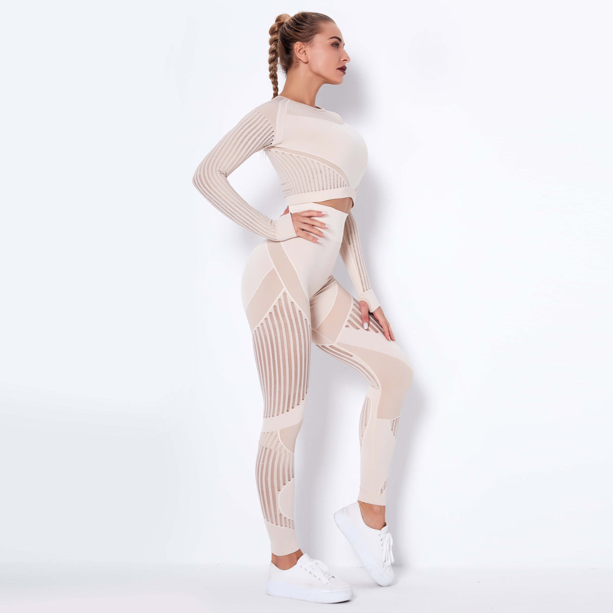 Long-Sleeved Yoga Set