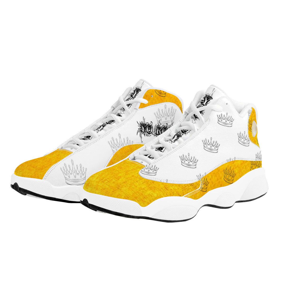 YR Yellow Basketball Shoes