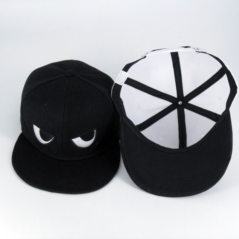 Black And White Eyes Hip Hop Hat