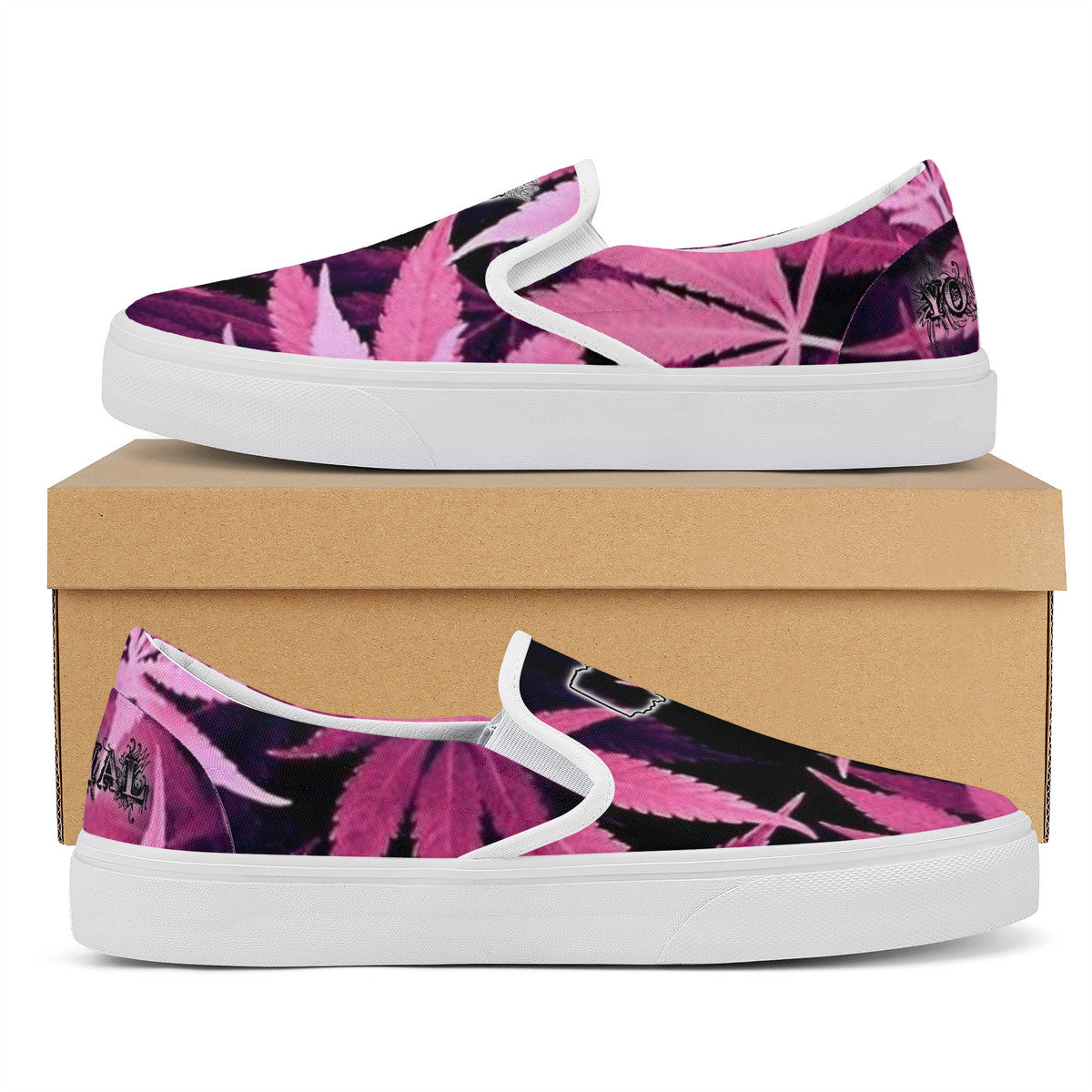 Pink 420 Slip On Canvas Shoes
