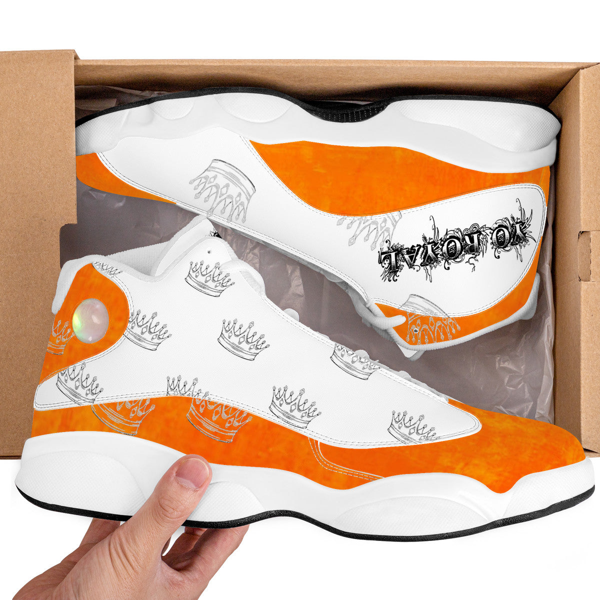 YR Orange Basketball Shoes