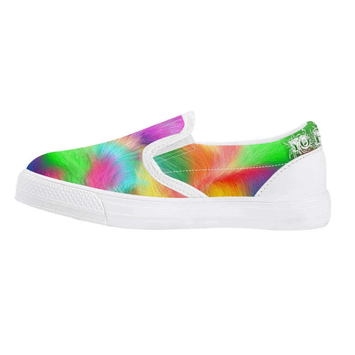 Girls Fuzz Print Slip-on shoes