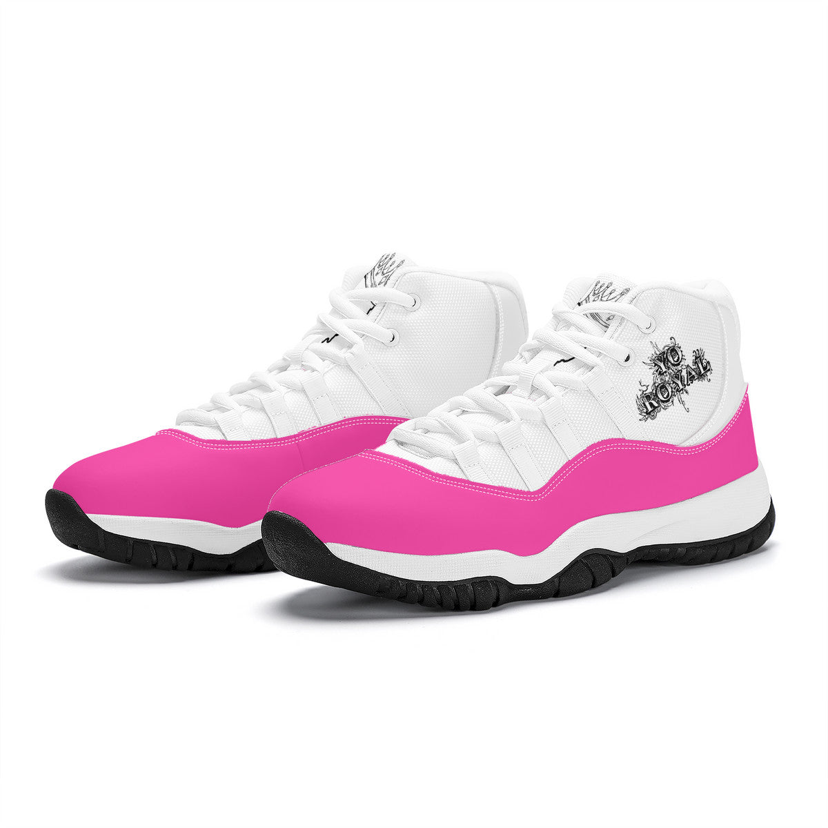 Pink  High Top Air Retro Sneakers