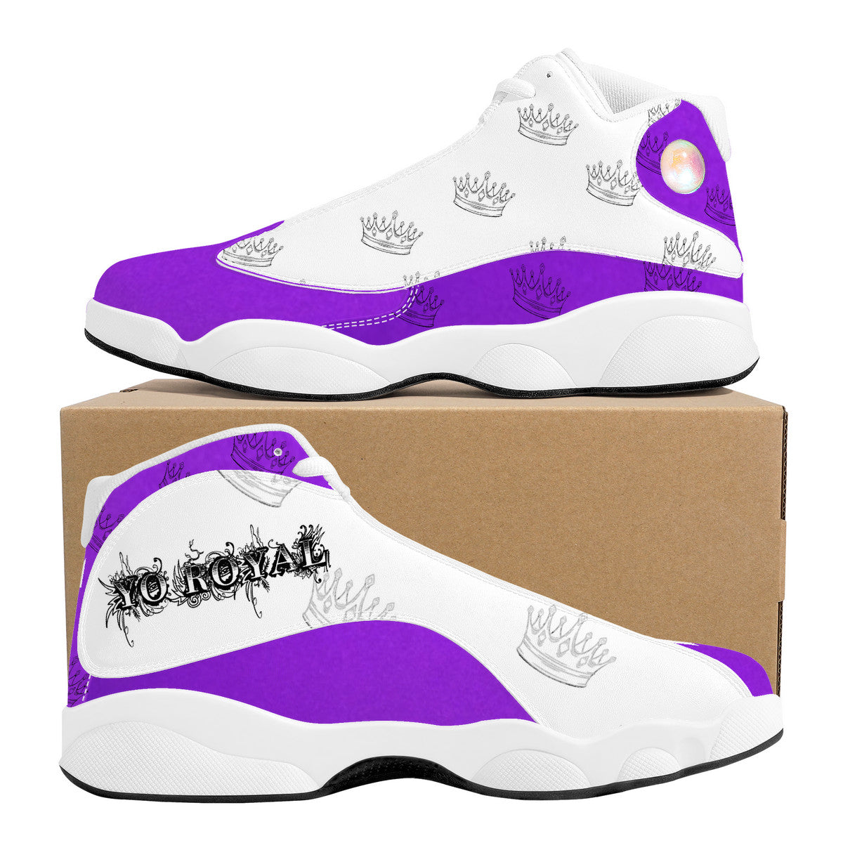 YR Light Purple Basketball Shoes