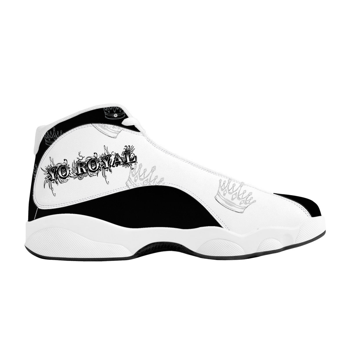 YR Black Gray Basketball Shoes
