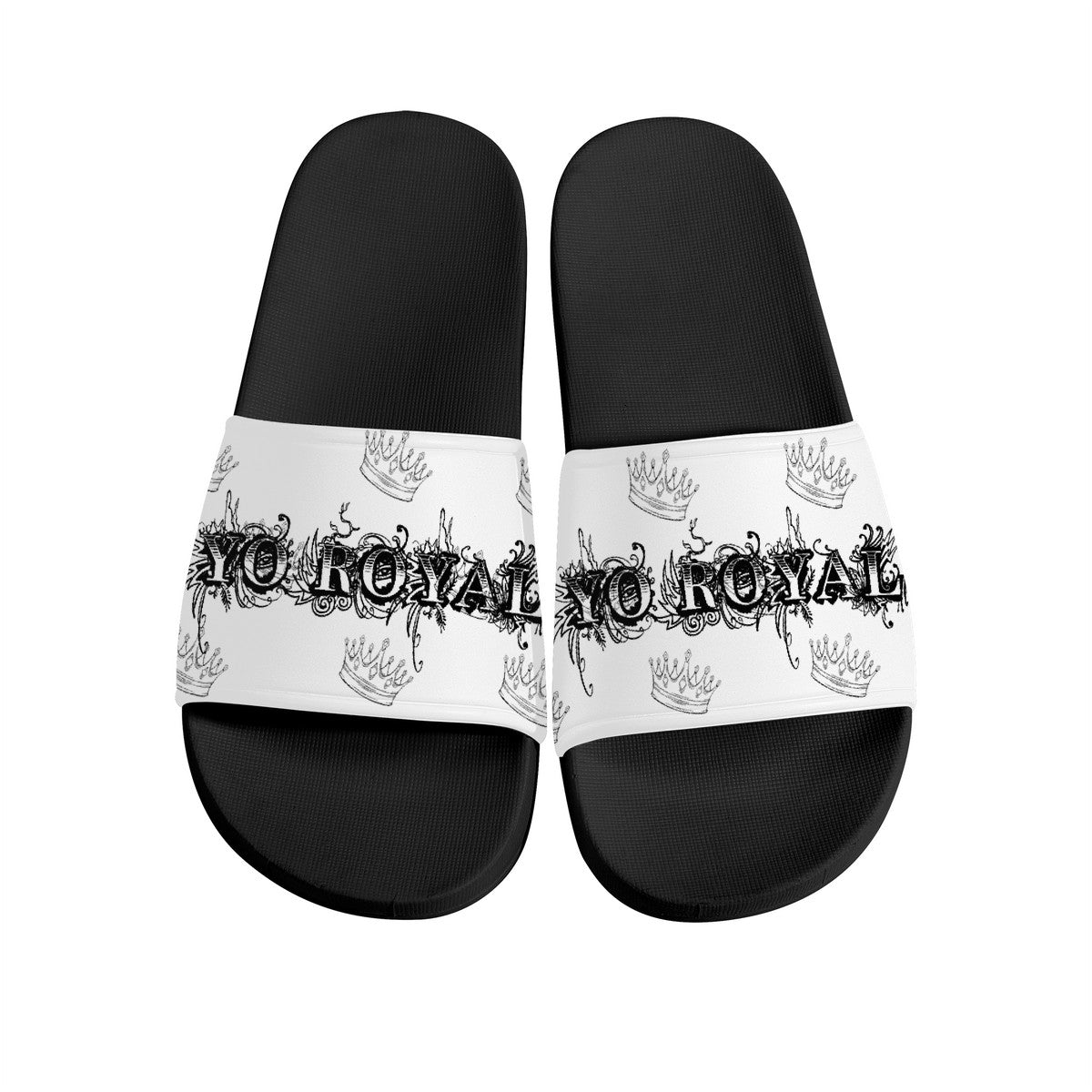 YRO White Slides
