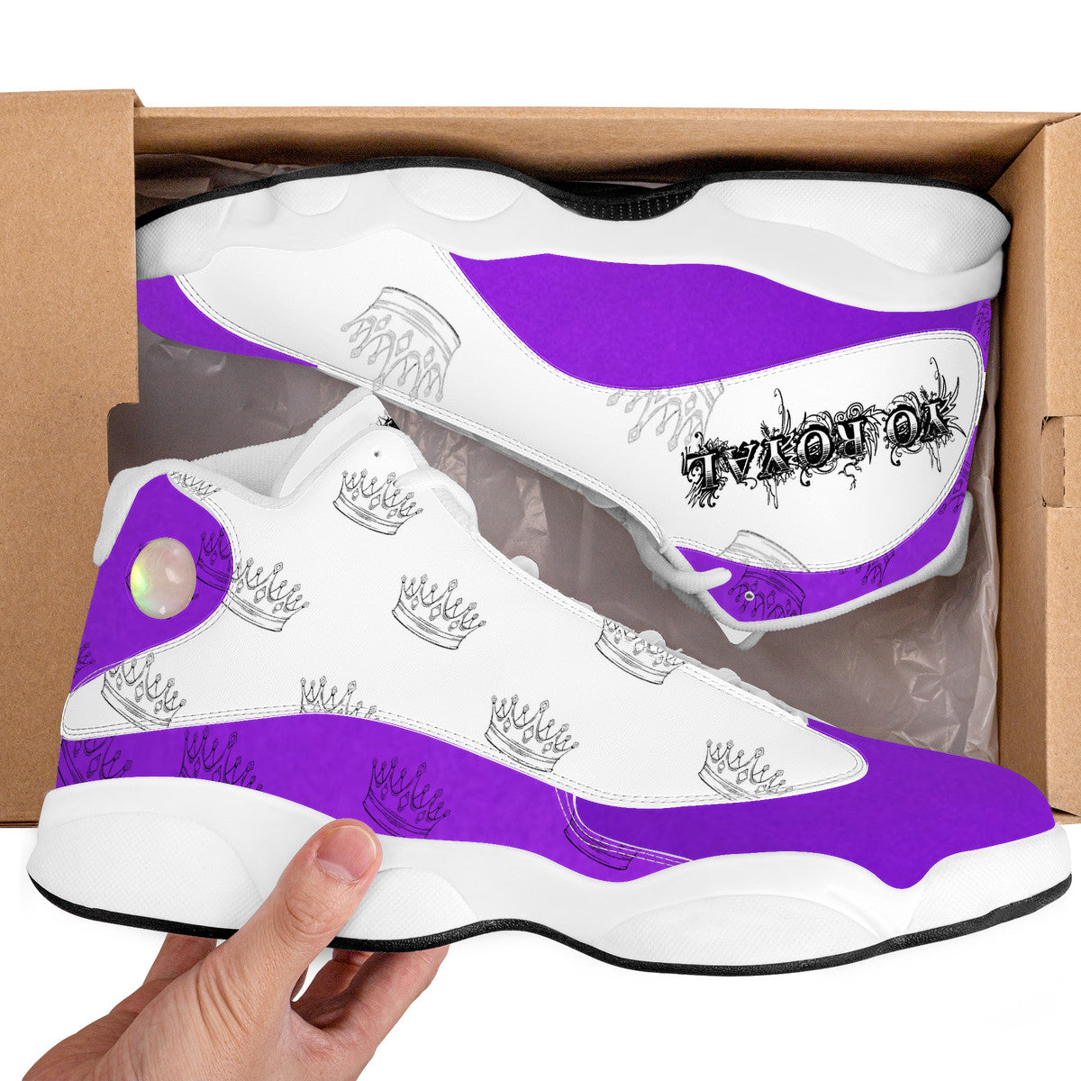 YR Light Purple Basketball Shoes