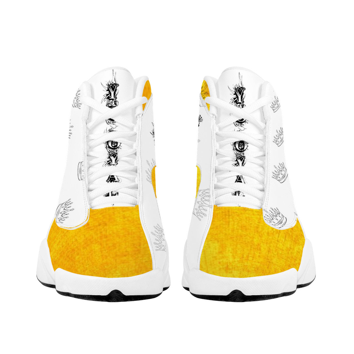 YR Yellow Basketball Shoes