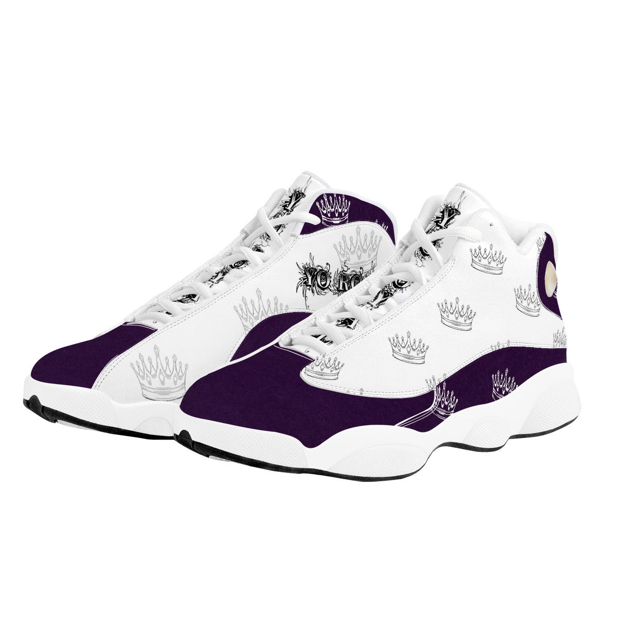 YR Dark Purple Basketball Shoes